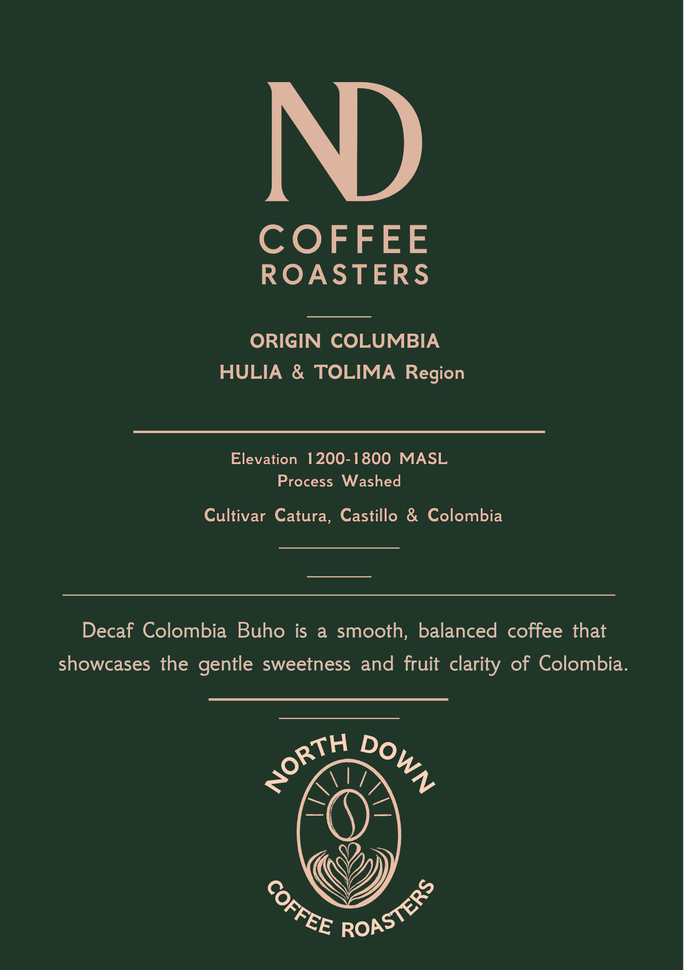Decaf Colombia El Buho